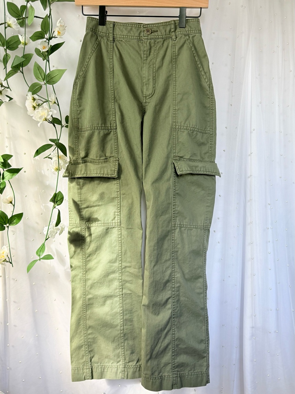 Abercrombie & Fitch Olive Cargo Pants